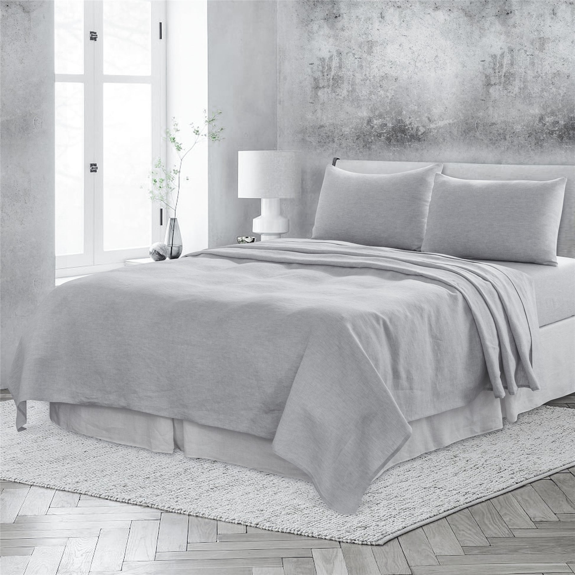 Basic Linen Sheets Set for bedroom decor in USA