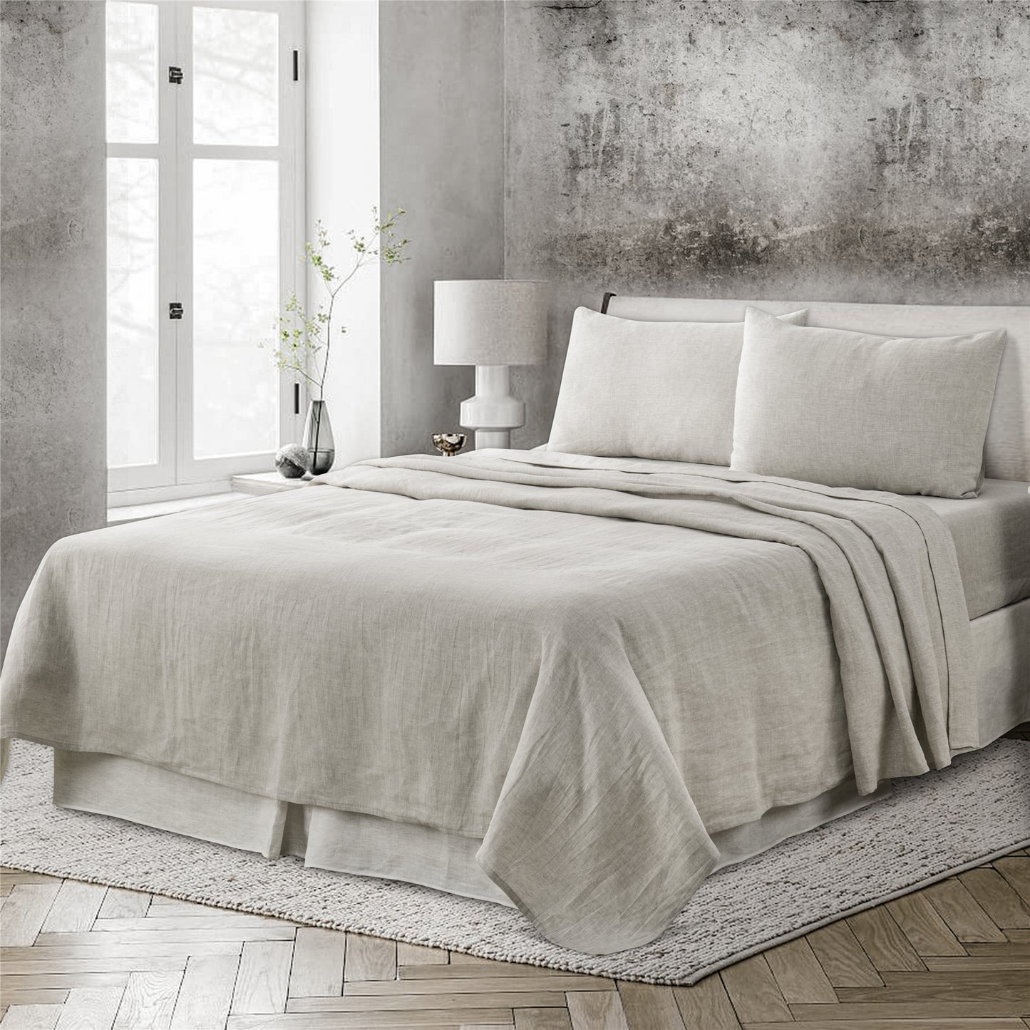 Basic Linen Sheets Set for bedroom decor in USA