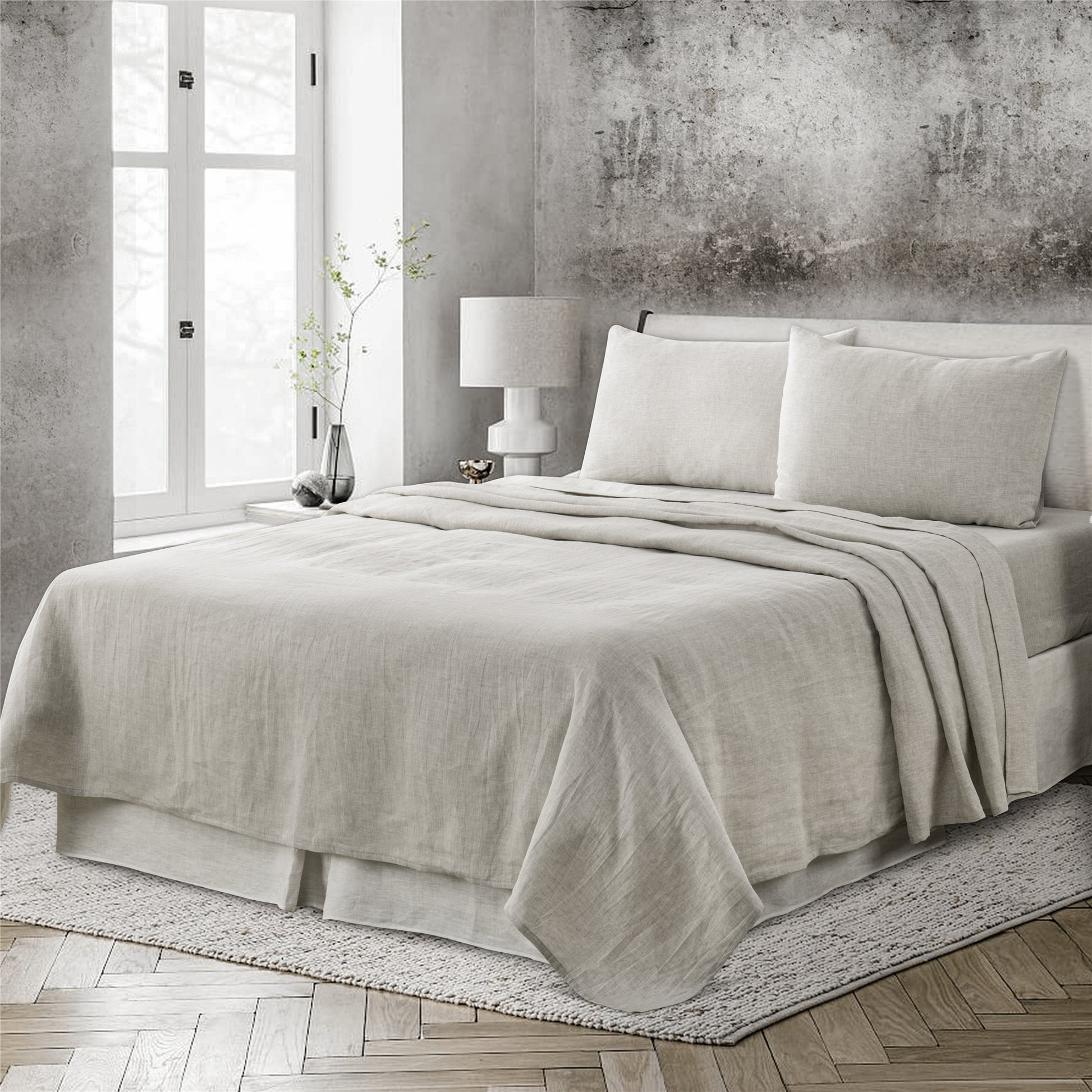 Basic Linen Sheets Set for bedroom decor in USA