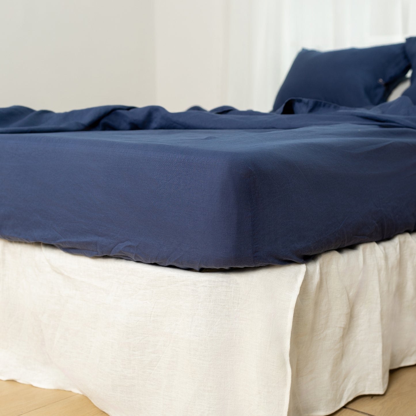 boho duvet cover with decorative accents