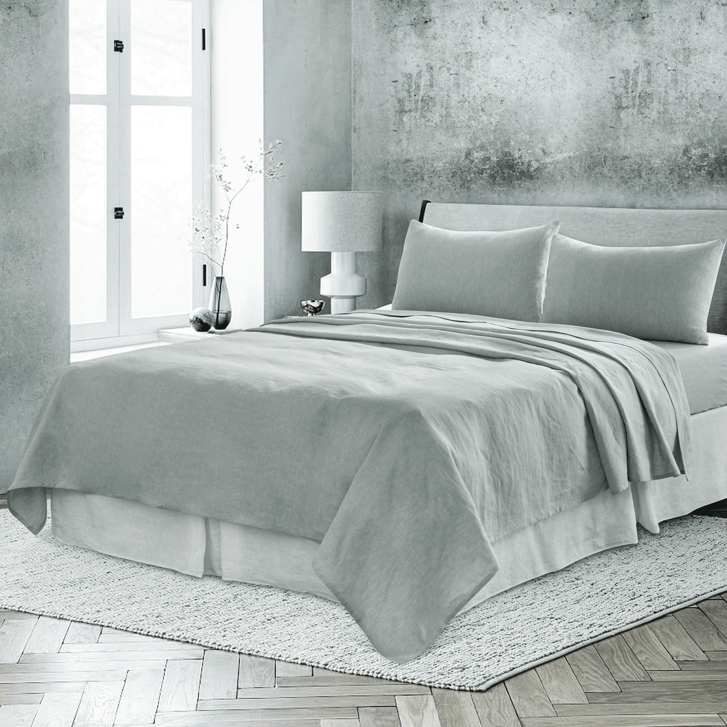 Basic Linen Sheets Set for bedroom decor in USA