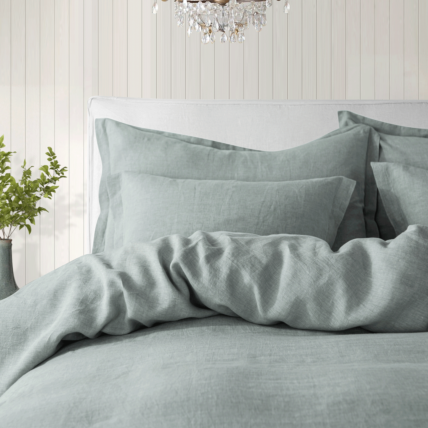 Linen Pillow Sham for linen bedding in USA