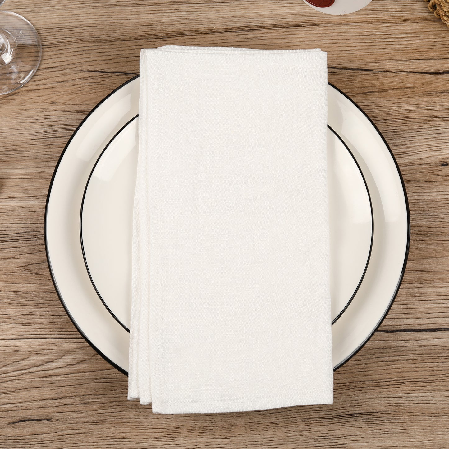 soft white Linen Napkin