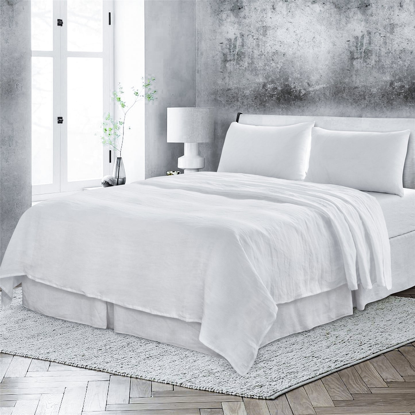 Basic Linen Sheets Set for bedroom decor in USA