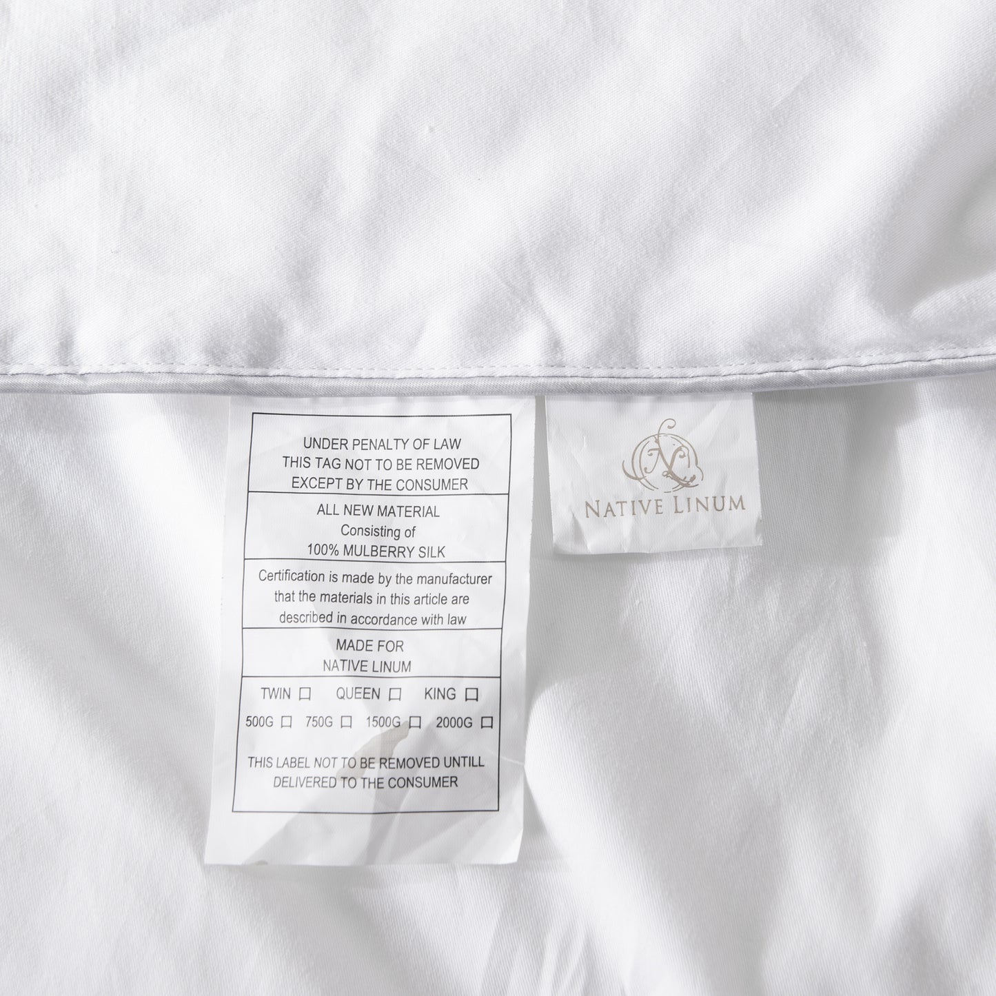 Silk Duvet Insert for bedroom sets king size