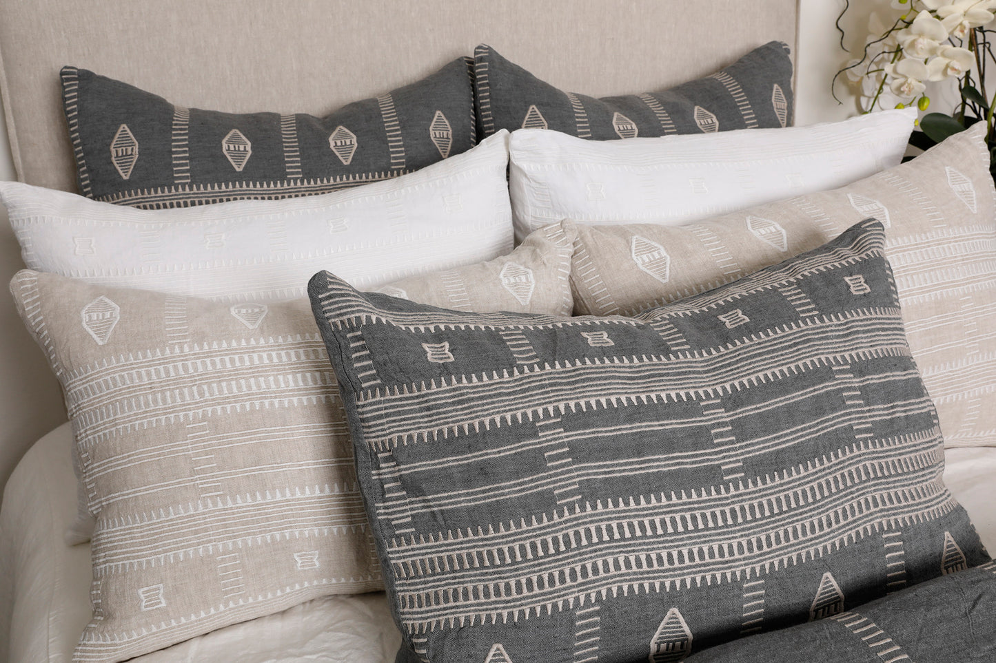 Racer Linen Pillow Sham for linen bedding in USA