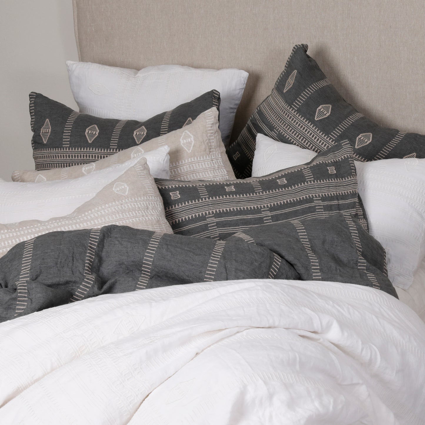 Racer Linen Pillow Sham for linen bedding in USA