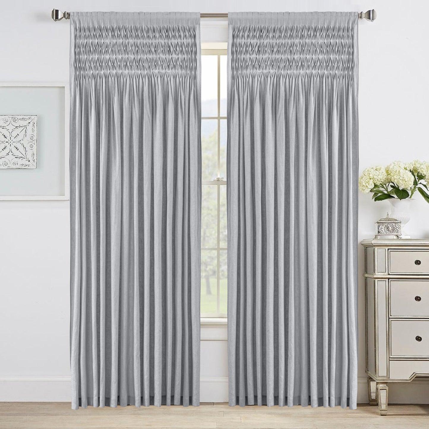 Smocked Curtains at home decor stores near you