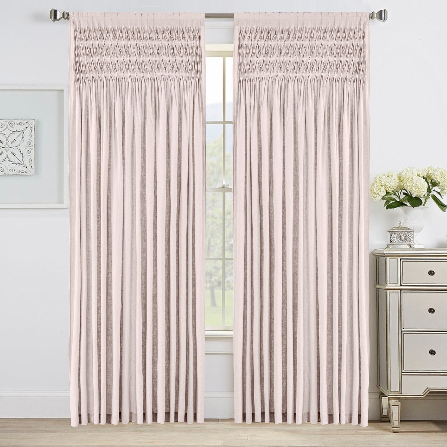 Smocked Curtains at home decor stores near you