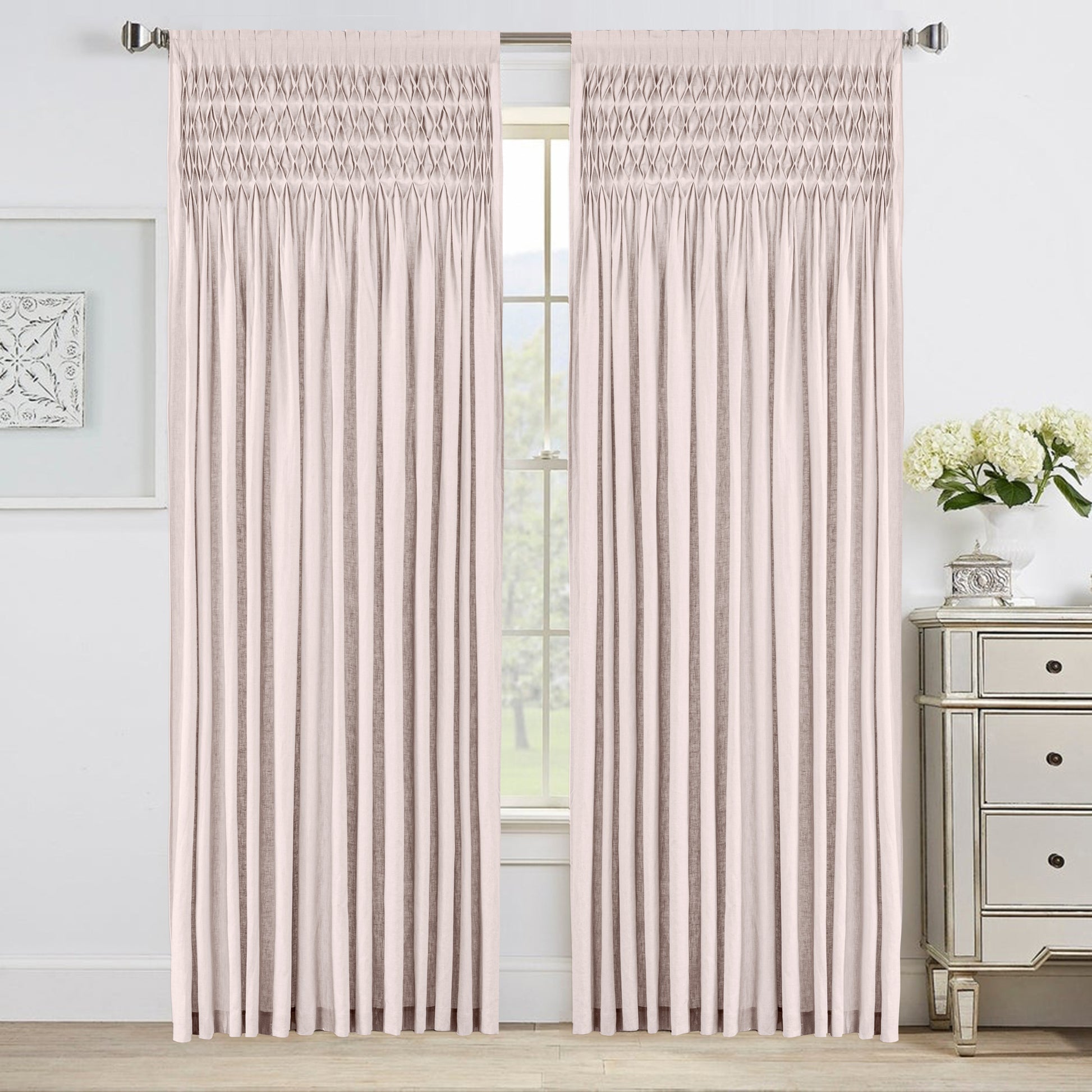 Smocked Curtains at home decor stores near you