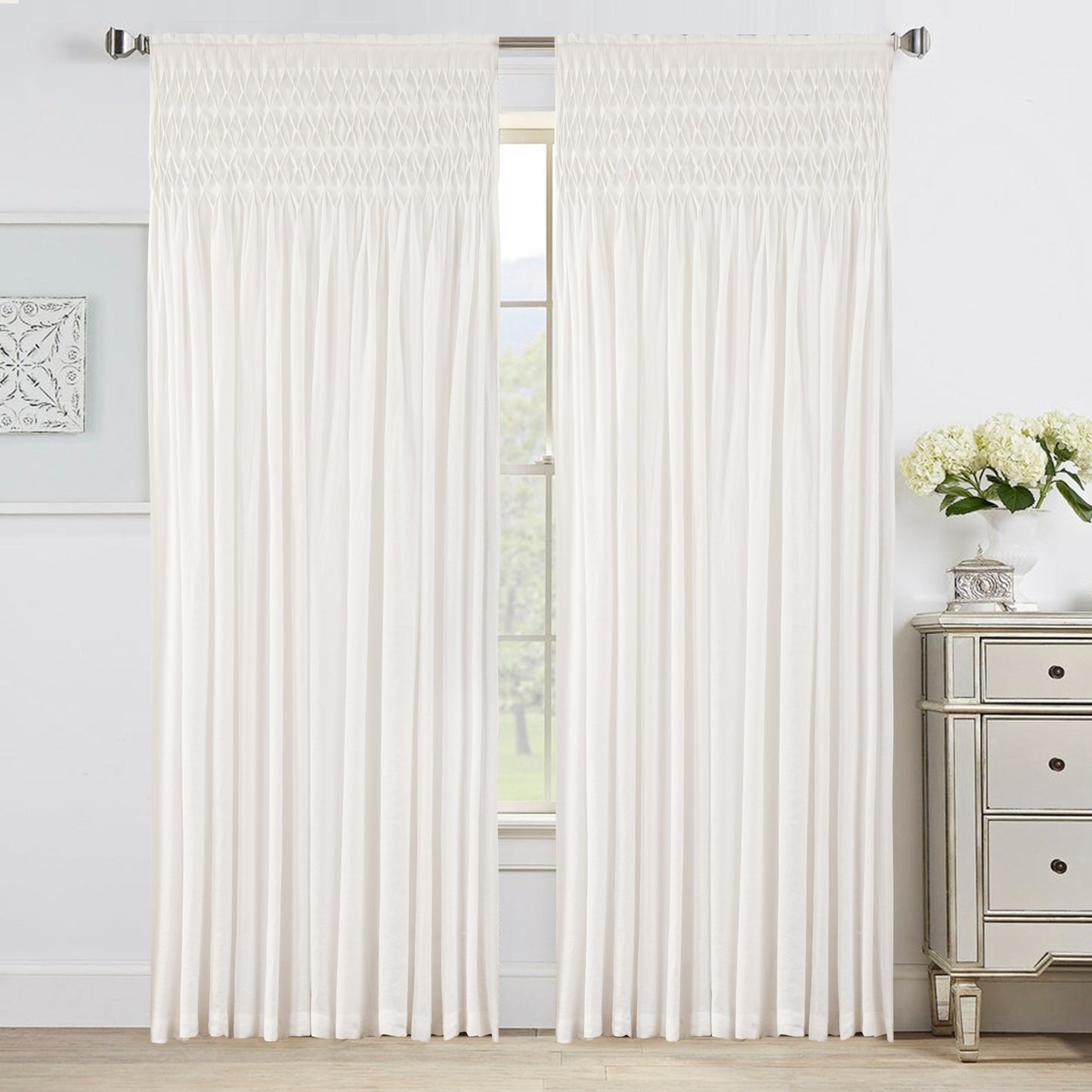 Smocked Curtains at home decor stores near you