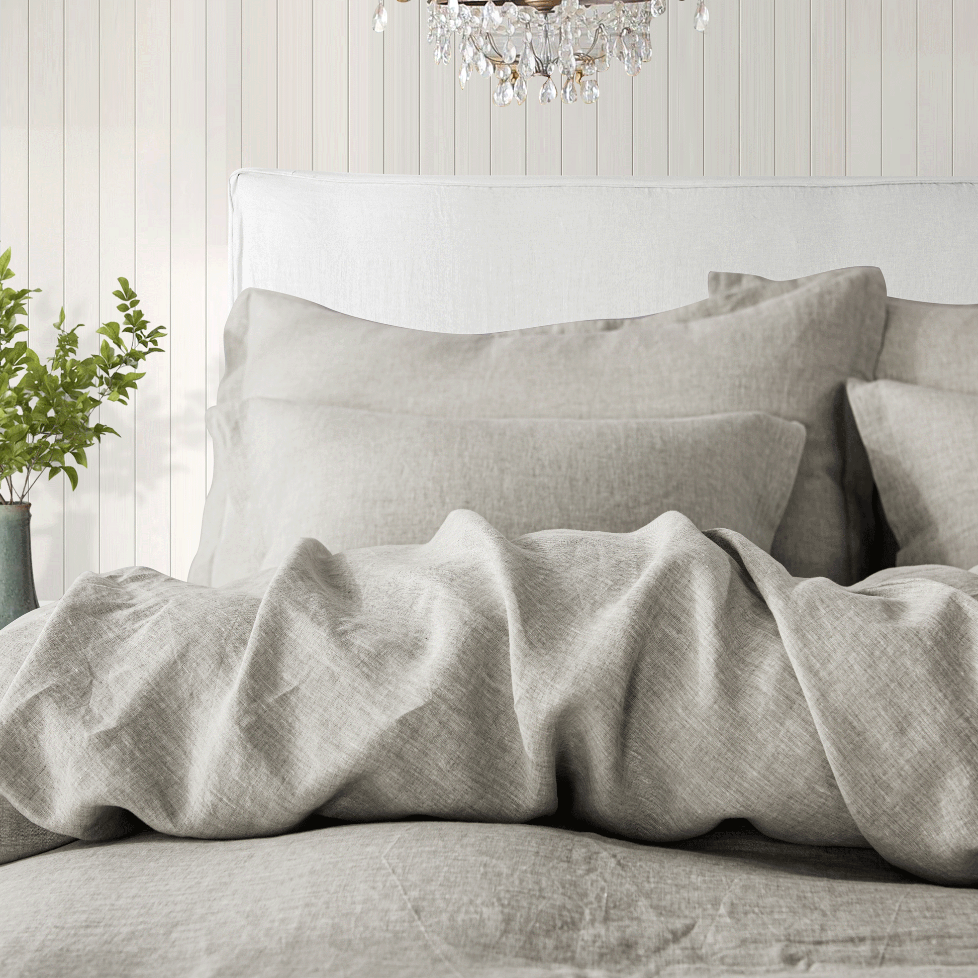 Linen Pillow Sham for linen bedding in USA 