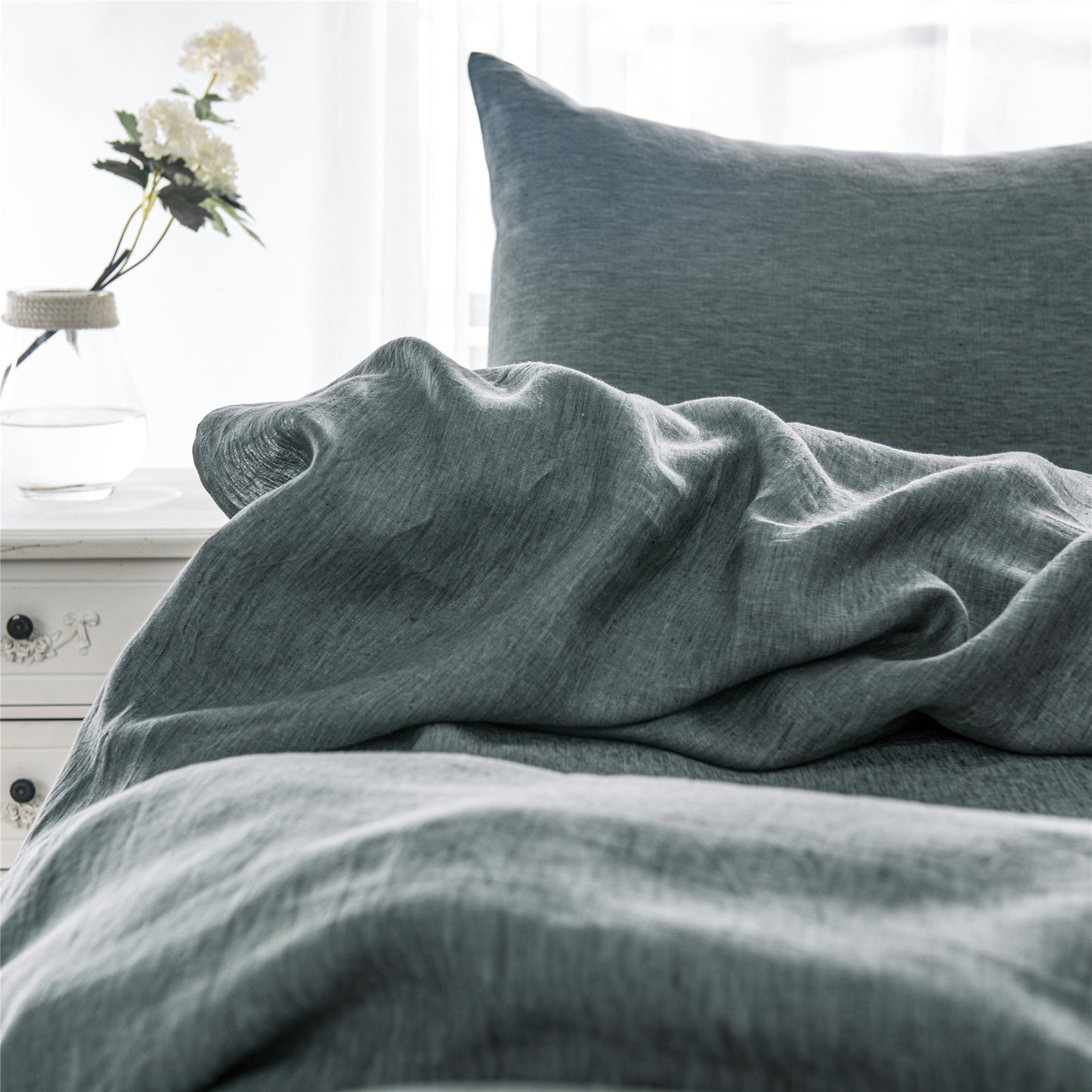 Basic Linen Pillowcases for bedroom decor in USA