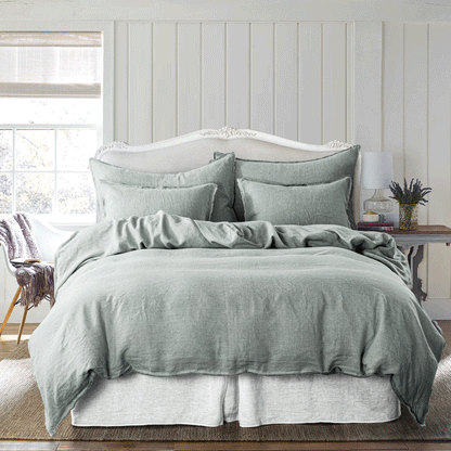Buy linen duvet cover queen for bedroom decor in USA