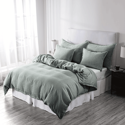 Buy linen duvet cover queen for bedroom decor in USA