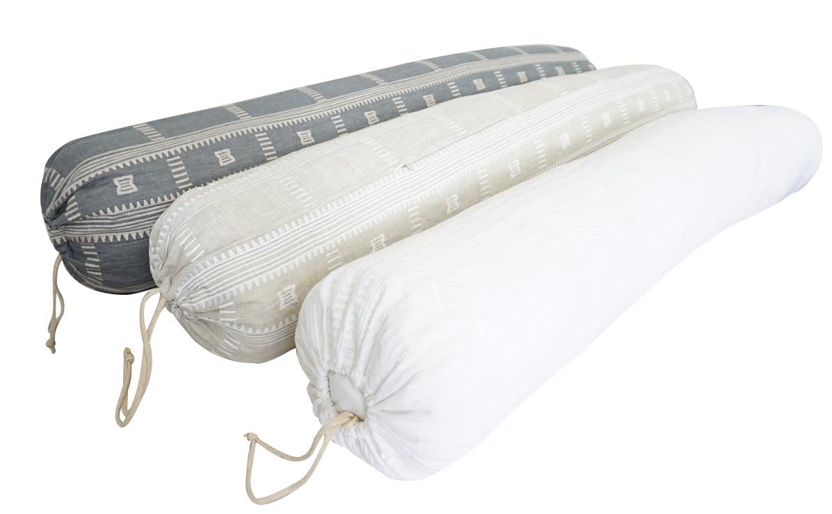 Racer Linen Bolster for bedroom decor in USA