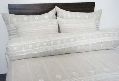 Racer Linen Bolster for bedroom decor in USA