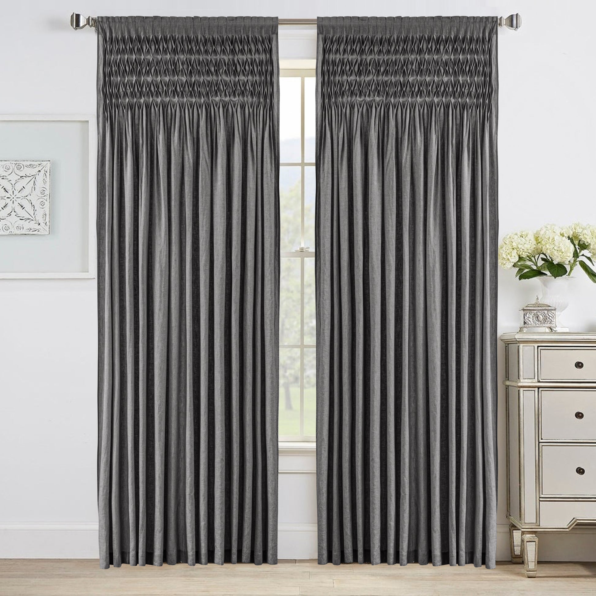 Smocked Curtains at home decor stores near you